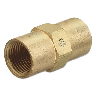 Western Enterprises Inert Arc Hose Couplers, Brass, B-Size, Female/Female, RH, AW-430B