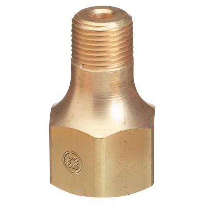 Western Enterprises Male NPT Outlet Adaptor for Manifold Pipelines, Stnless Steel, Air/Argon/Helium, B-677-SS