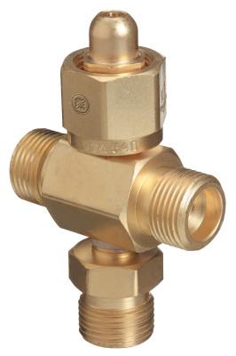 Western Enterprises Manifold 4-Way Outlet Coupler Tees, X-Shape, Brass, Nitrogen/Argon/Helium, T4-580