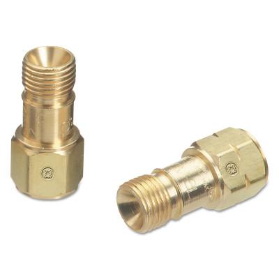 Western Enterprises Check Valve, CV-7R & 8L Set, 9/16 in to 18, Oxygen, Fuel Gas, WE-60