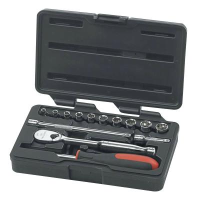 Apex Tool Group 3/8 in Drive 12 Point SAE Deep Length Sockets, 2.5 in Long, 3/4 in Tip, 80517