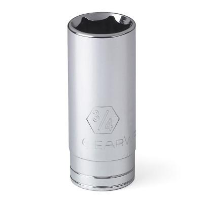 Apex Tool Group Surface Drive 12 Point Deep SAE Sockets, 1/2 in Dr, 7/16 in Opening, 80772