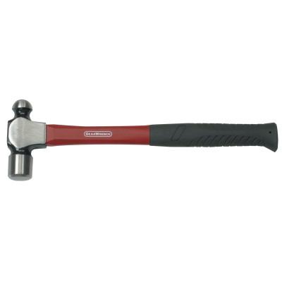 Apex Tool Group Ball Pein Hammers, Fiberglass Handle, 15 3/5 in, Alloy Steel 24 oz Head, 82252