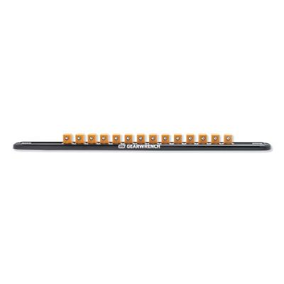 Apex Tool Group 1/2" Drive Magnetic Socket Rail Includes 14 Clips, 83128