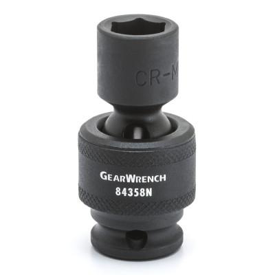 Apex Tool Group 6 Point Standard Universal Impact SAE Sockets, 3/8 in Dr, 11/16 in Opening, 84351N