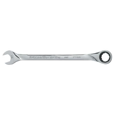 Apex Tool Group XL Ratcheting Combination Wrenches, 21 mm Opening, 12 1/2 in, 85021