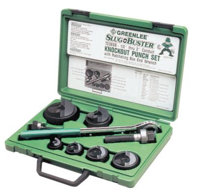 Greenlee?? Slug-Buster?? Knockout Kits, 1/2 in - 2 in, 7238SB