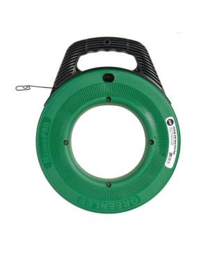 Greenlee?? Steel Fish Tape, 1/8 in W, Steel, 240 ft, FTS438-240BP