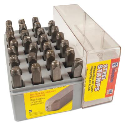 C.H. Hanson® Standard Steel Hand Stamp Sets, 1/2 in, A thru Z, 20400