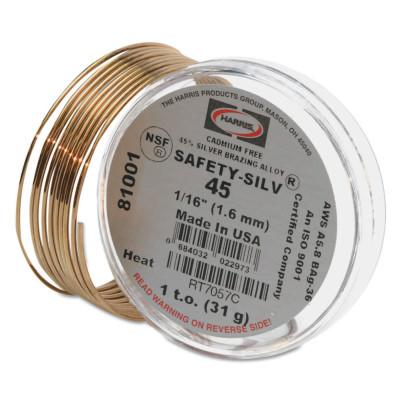 Harris Product Group General Purpose Brazing Alloys, 1/32 in, Coil, 45150H