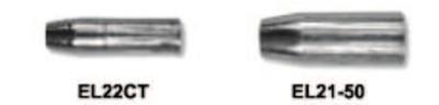 Esab Welding Eliminator Style Nozzles, 1/8 in. Tip Recess, 3/8 in, 1260-1606