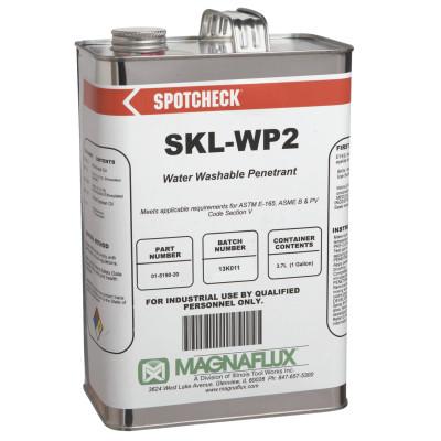 Magnaflux Spotcheck SKL-WP2 Water Washable Penetrants, Liquid Penetrant, Bottle, 1 gal, 01-5190-35