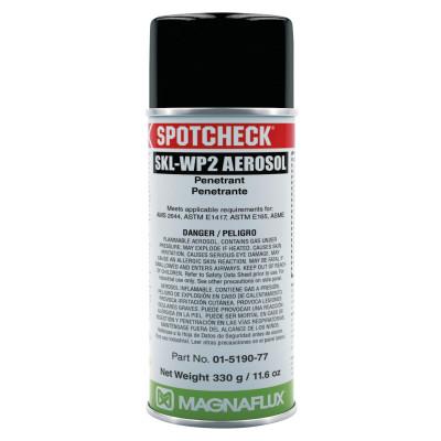 Magnaflux Spotcheck® SKL-WP2 Water Washable Penetrant, Liquid, Aerosol Can, Red, 16 oz, 01-5190-78