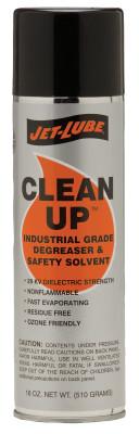 Jet-Lube Clean-Up Industrial Safety Solvent/Cleaners, 18 oz Aerosol Can, 61542