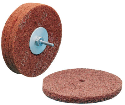 3M™ Scotch-Brite High Strength Discs, 6 X 1/2, 4,000 rpm, Aluminum Oxide,Very Fine, 048011-00665