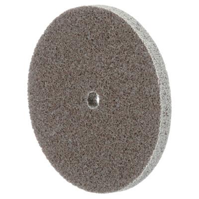 3M™ Scotch-Brite Deburring Wheels, 6 Dia, 1 in Arbor, Fine, Silicon Carbide, 048011-01703