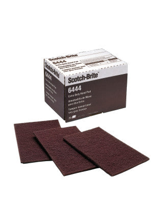 3M™ Scotch-Brite 6448 Light Duty Hand Pads, Silicon Carbide, Dark Gray, 048011-16555