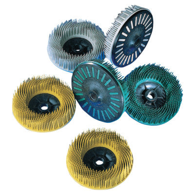 3M™ Scotch-Brite™ Radial Bristle Discs, 4 1/2 in, 36, 12,000 rpm, Brown, 048011-33054