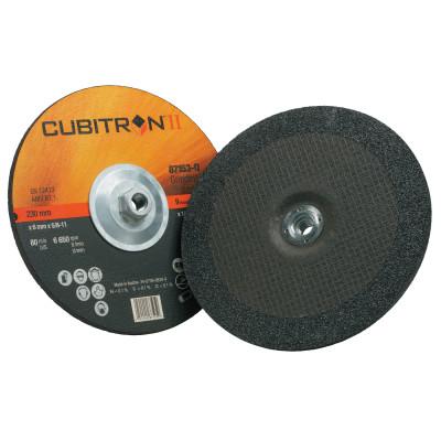 3M™ Cubitron II Depressed Center Grinding Wheel, 9 in, 1/4 in Thick, 5/8-11 Arbor, 051125-87153