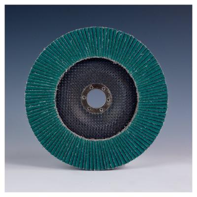 3M™ Flap Discs 577F, 4 1/2 in Dia., 40 Grit, 7/8 in Arbor, 13300 rpm, 051141-30956