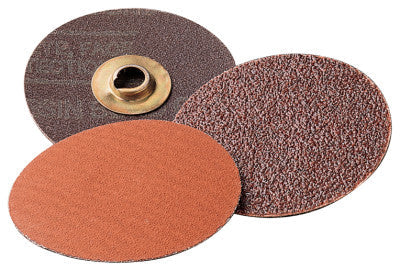 3M™ Roloc Discs 777F, Ceramic/Regular Alumina Mix, 3 in Dia., 36 Grit, Roll On Mount, 051144-76631