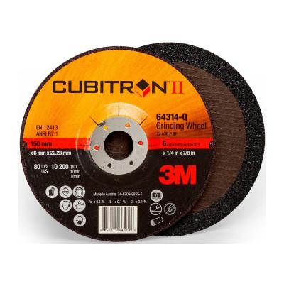 3M™ 5 in dia., 1/4 in, 7/8 in arbor, 36+ grit, Ceremaic Aluminum Oxide, 051115-78467