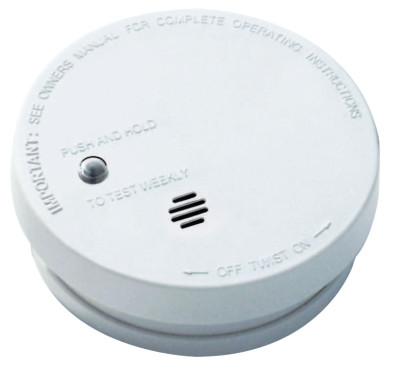 Kidde Battery Operated Smoke Alarms, Smoke;Fire, Ionization, 5 in Diam, 0915E