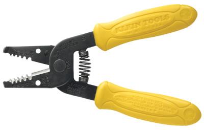Klein Tools Standard Wire Stripper/Cutter, 6.25 in L, 16 AWG to 26 AWG Stranded, Black Textured Handle, 11046