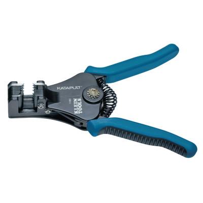 Klein Tools Katapult Wire Stripper/Cutters, 6 5/8 in, 8-22 AWG, Blue/Black, 11063W