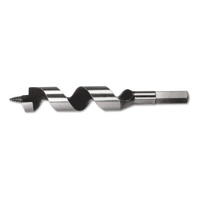 Klein Tools Power Ship-Auger Drill Bit w/Screw Points, 1 1/8 in X 6 in, 53408