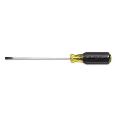 Klein Tools Cabinet-Tip Cushion-Grip Screwdrivers, 3/16 in, 13 3/4 in Overall L, 601-10