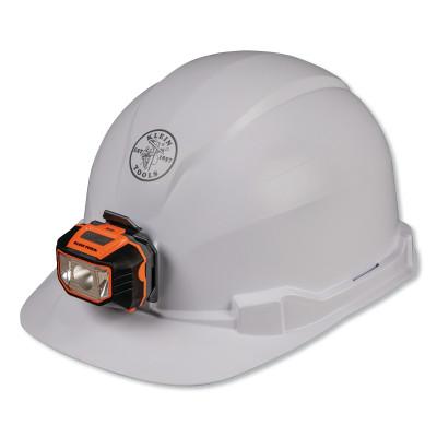 Klein Tools Hard Hat, Non-vented, Cap Style with Headlamp, 60107
