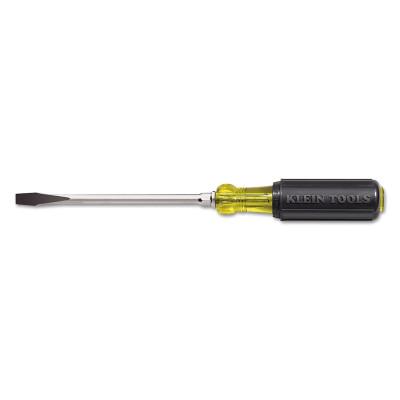 Klein Tools Keystone-Tip Cushion-Grip Screwdrivers, 7/32 in, 6 3/4 in Overall L, 602-3