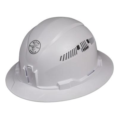 Klein Tools Hard Hat, Vented, Full Brim Style, 60401