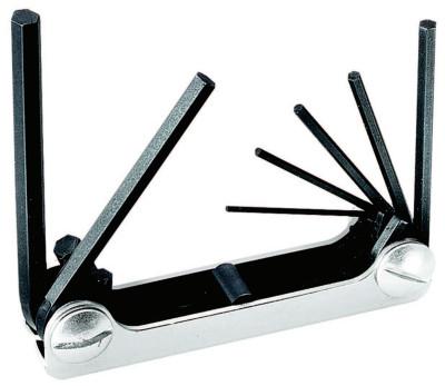 Klein Tools Metric Hex-Key Fold-Ups, 7 per fold-up, Hex Tip, Metric, 70582