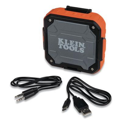 Klein Tools Bluetooth® Speakers with Magnetic Strap, 5 W, USB, Aux Cable, AEPJS2
