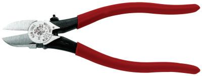 Klein Tools Plastic-Cutting Pliers, 7 11/16 in Length, Plastic-Dipped Handle, D227-7C