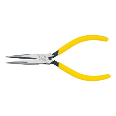 Klein Tools Midget Slim Long-Nose Pliers, Straight, Forged Steel, 4-13/16 in L, D321-41/2C