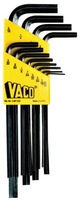 Klein Tools L-Style Hex Key Sets, 12 per pouch, Hex Tip, Inch, LLK12