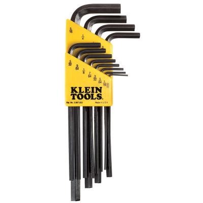 Klein Tools L-Style Hex Key Sets, 9 per pouch, Hex Tip, Metric, LMK10