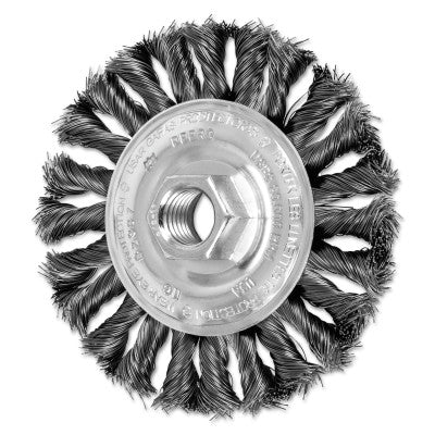 Advance Brush COMBITWIST® Cable Wheel, 4 in D x 3/8 in W, .014 in Carbon Steel, 20,000 rpm, 82387