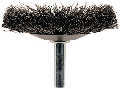 Advance Brush Flared Crimped Cup Brushes, Stainless Steel, 20,000 rpm, 3" x 0.006", 82876