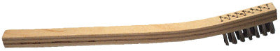 Advance Brush Welders Toothbrushes, 7 1/2", 3 X 7 Rows,Carbon Steel Wire, Wood Handle, 85054