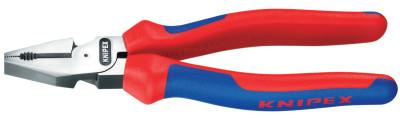 Knipex Combination/Linemans Pliers, 8 in Length, Plastic Coated Handle, 0201200