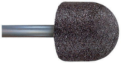 Pferd Mounted Points, 1 in Dia, 1/4 in Arbor, 30 Grit Aluminum Oxide, 35123