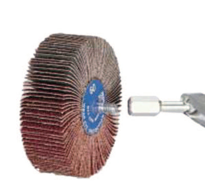 Pferd Mounted Flap Wheels, 1 in x 1 in, 60 Grit, 25,000 rpm, 45310