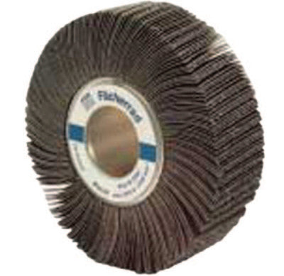 Pferd Arbor Hole Flap Wheels, 6 in x 1 in, 40 Grit, 6,000 rpm, 45600