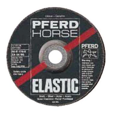 Pferd SG Depressed Center Wheel, 7 in Dia, 1/4 in Thick, 30 Grit Zirconia, 61607