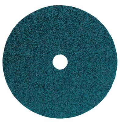 Pferd Zirconium Coated-Fiber Discs, Zirconia Alumina, 7 in Dia., 24 Grit, 62712