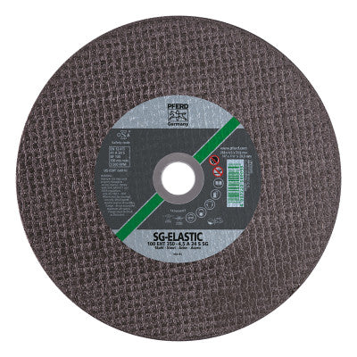 Pferd Metal Cut-Off Wheel, 14 in Dia, 1/8 in Thick, 20 mm, 24 Grit, 64016